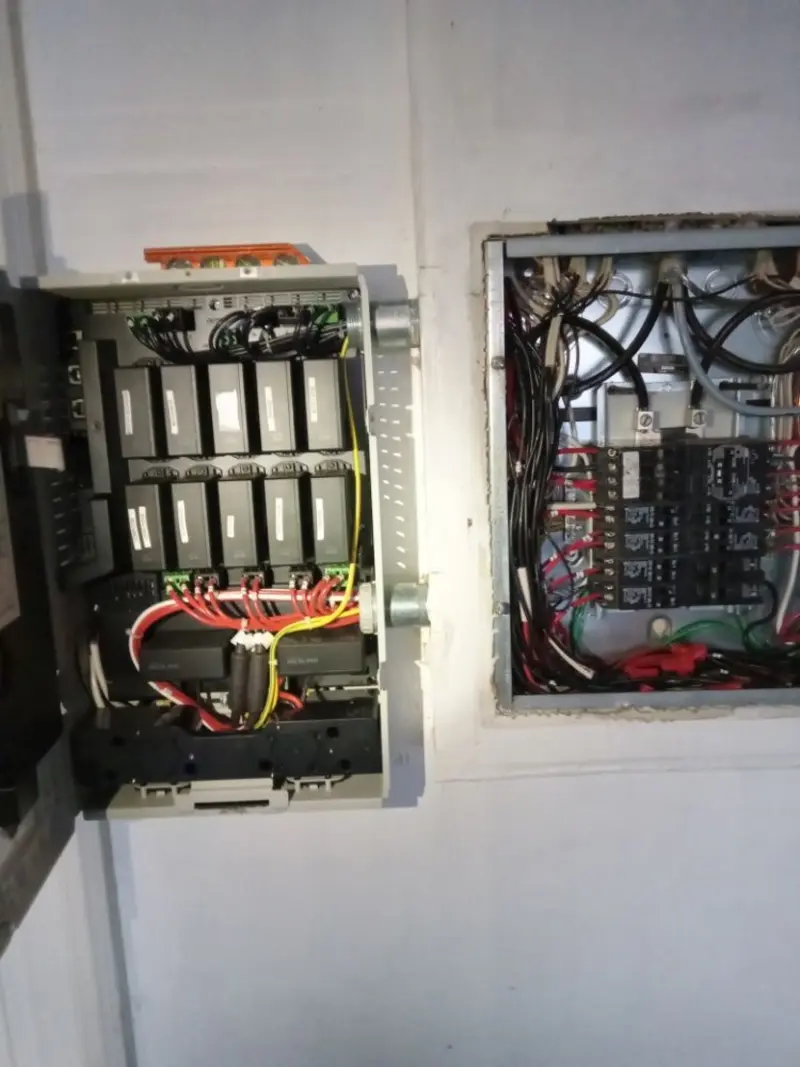 Electrical panel upgrade completed for Security Camera Wiring in North Strabane
